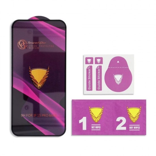 Стъклен протектор OG Premium с цяло лепило, За Samsung Galaxy S26 Plus, Черен от Fonax.bg