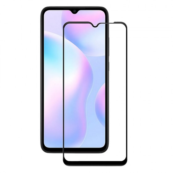 Стъклен протектор за дисплей OG 5D Slim с цяло лепило, За Xiaomi Redmi 14C, Черен от Fonax.bg
