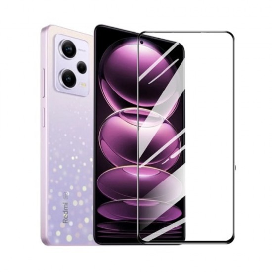 Стъклен протектор за дисплей OG 5D Slim с цяло лепило, За Xiaomi Redmi Note 12 Pro Plus, Черен от Fonax.bg