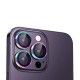 Стъклен протектор с метални рингове за задна камера MBX за Apple iPhone 14 Pro, 14 Pro Max, Многоцветен от Fonax.bg