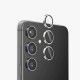 Стъклен протектор с метални рингове за задна камера MBX за Samsung Galaxy S24 Plus (S926B), Сребрист от Fonax.bg