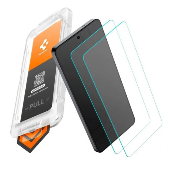 Стъклен протектор Spigen GLAS.tR EZ Fit Pro HD, За Samsung Galaxy S26, Прозрачен