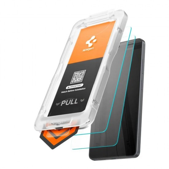 Стъклен протектор Spigen GLAS.tR EZ Fit Pro HD, За Samsung Galaxy S26, Прозрачен