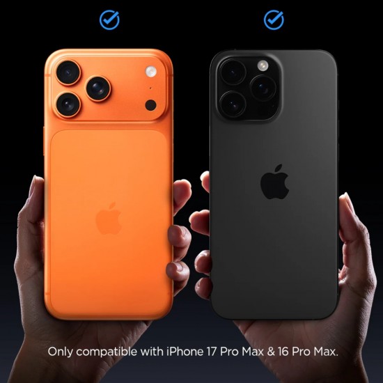 Стъклен протектор Spigen GLAS.tR EZ Fit  с цяло лепило, За iPhone 17 Pro Max (6.9), Прозрачен от Fonax.bg