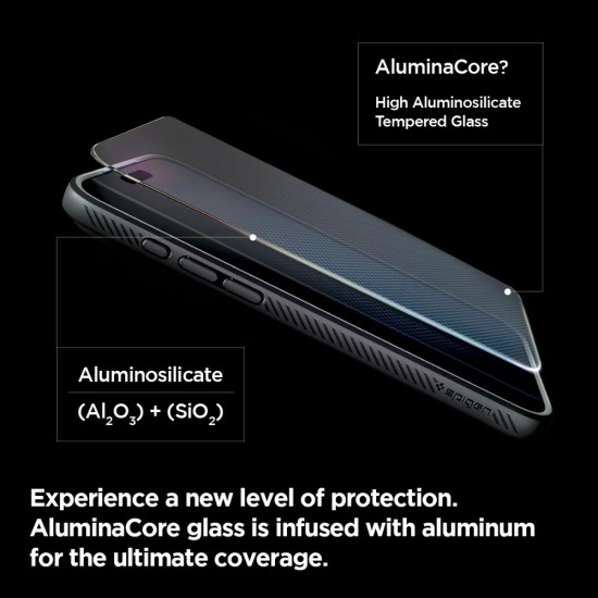 Стъклен протектор Spigen GLAS.tR EZ Fit  с цяло лепило, За iPhone 17 Pro (6.3), Прозрачен от Fonax.bg