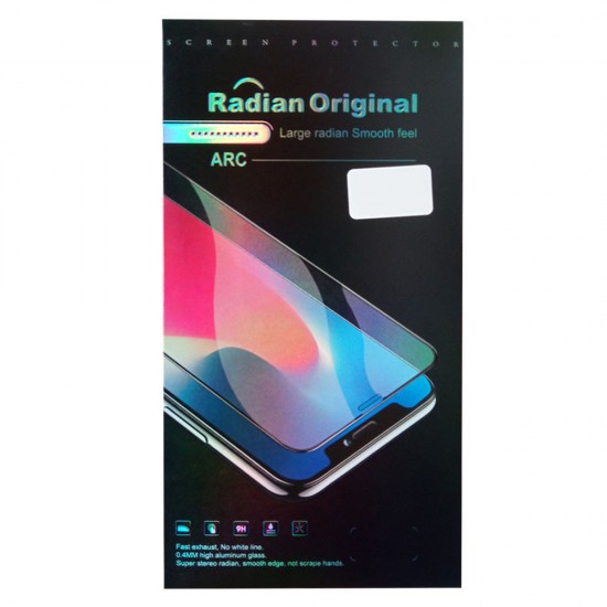 Стъклен протектор за дисплей MBX 5D Slim с цяло лепило, За Xiaomi Redmi Note 8 Pro, Черен от Fonax.bg