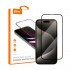 Стъклен протектор за дисплей Vmax 9D с цяло лепило, За iPhone 15 Pro Max (6.7), Черен