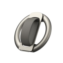 Стойка за бюро XO C198 за MagSafe, 2в1 силиконов  ринг, сива