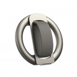 Стойка за бюро XO C198 за MagSafe, 2в1 силиконов  ринг, сива