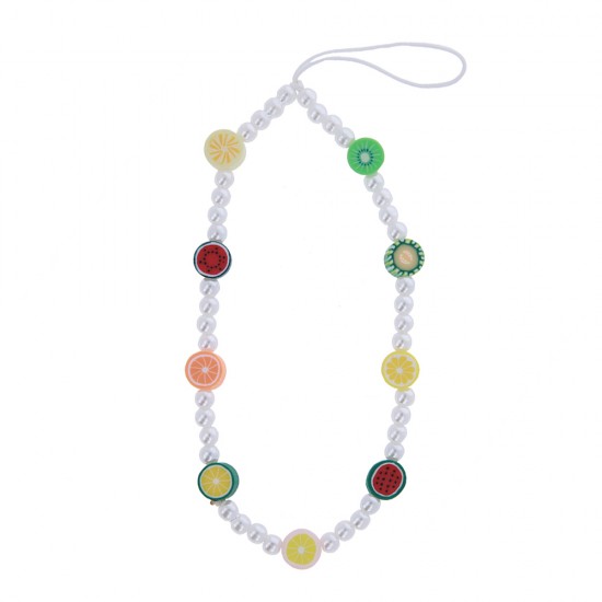 Универсална връзка за телефон bSmart, С мъниста плодове, Многоцветна от Fonax.bg