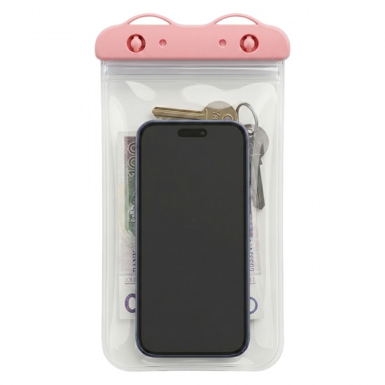 Водоустойчив калъф bSmart Rainbow, розов