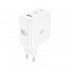Зарядно устройство адаптер 100W 2x USB-C 1x USB, XO CE35 PD, Бял