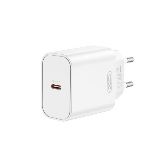Зарядно устройство адаптер 20W USB-C, XO CE32 PD, 220V Fast charging, Бял от Fonax.bg