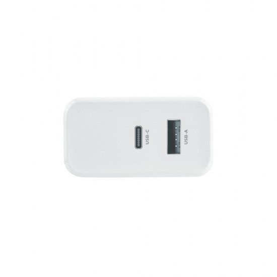 Зарядно устройство Maxlife MXTC-07-45AC PD QC 1x USB-C 1x USB 45W , Бяло от Fonax.bg
