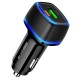 Зарядно устройство за кола преходник адаптер BLUE Power BBZ14A с USB и type C изход 12V, 20W, Черен от Fonax.bg