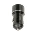 Зарядно устройство за кола адаптер XO CC30 с 2 USB изхода, Метален, 12V, 2.4A, Черен от Fonax.bg