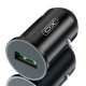 Зарядно устройство за кола адаптер XO CC35 с USB изход QC 3.0, 12V, 18W, Черен от Fonax.bg
