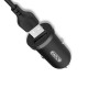 Зарядно устройство за кола комплект XO TZ08 с 2 USB изхода, С кабел Lightning, 12V, 2.1A, Черно от Fonax.bg