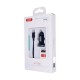 Зарядно устройство за кола комплект XO TZ08 с 2 USB изхода, С кабел Lightning, 12V, 2.1A, Черно от Fonax.bg