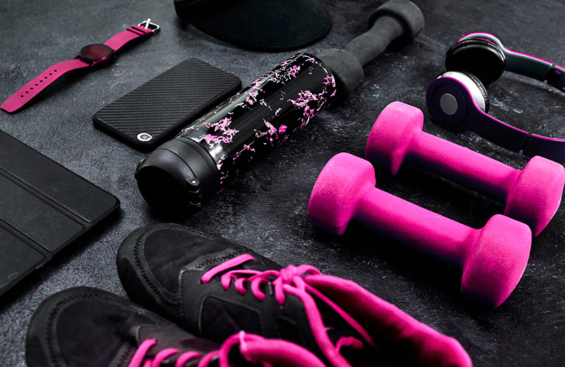 Спортни слушалки и други необходими аксесоари за тренировка